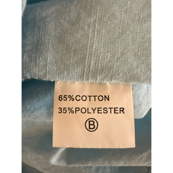 Roylamp Light Blue Ruffled Shirt Dress With Pockets Size XL - Picture 5 of 7